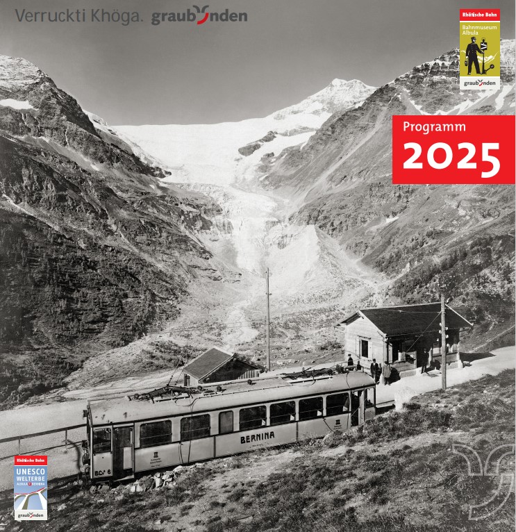 1. groes Modellbahntreffen im Bahnmuseum Albula am Samstag, 24. Mai 2025 und Sonntag, 25. Mai 2025. 