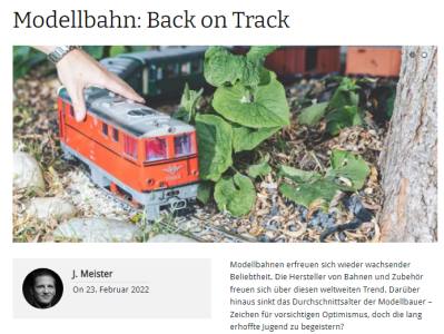 Brandora to B - Modellbahn: Back on Track. 