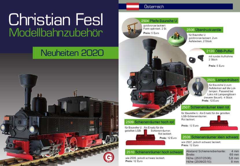 Christian Fesl, Neuheiten 2020 - Flyer zum Download bereit! 