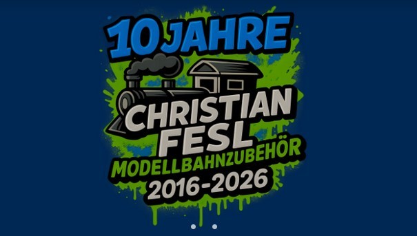 Banner von Christian Fesl zum 10j�hrigen Jubil�um in 2016. Wir von den Spur G News gratulieren. 