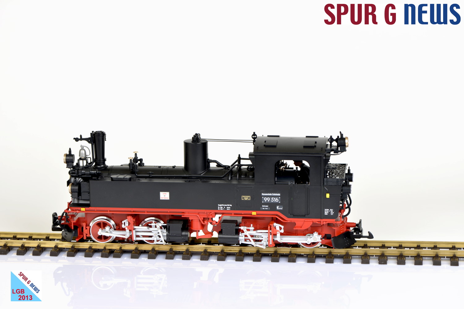 Bild der schsischen IV K der Museumsbahn Schnheide. 25 EUR Spendenanteil, pro verkaufter Modelllok, werden vom UvP zum Erhalt der Lokomotive von LGB gegeben. 