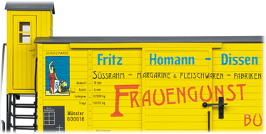 43261 - LGB Clubwagen 2015 - Frauengunst - Fritz Homann - Dissen - Neuheit von LGB 2015