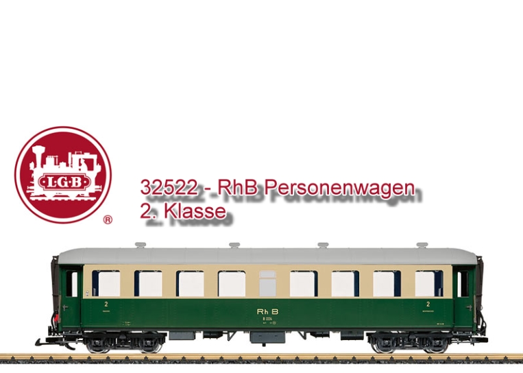 LGB 32522 - RhB Personenwagen 2. Klasse