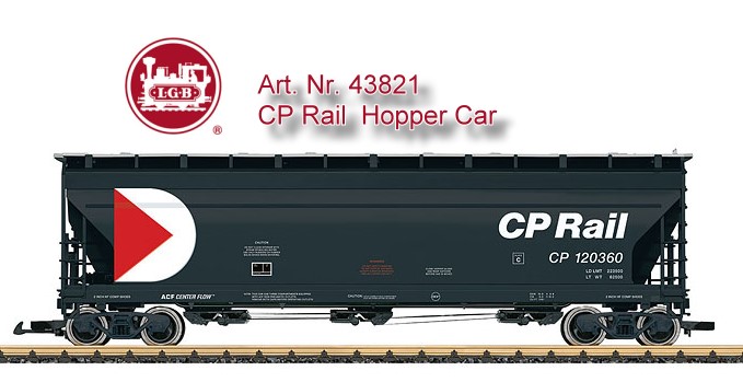 LGB Art. Nr. 43821 - CP Rail Hopper Car 