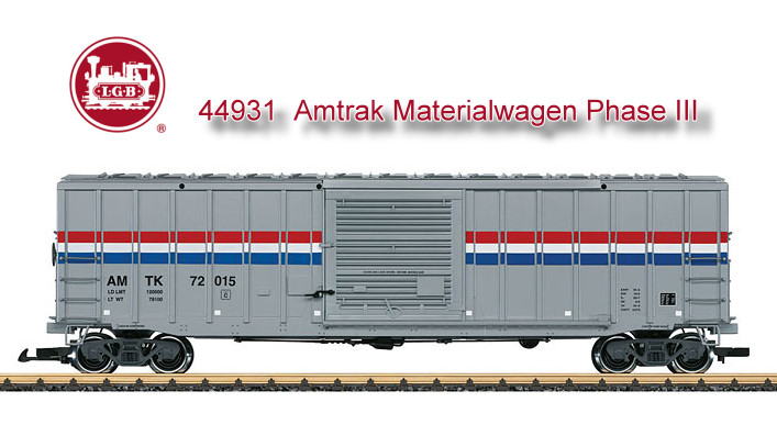 Art. Nr. 44931 - Amtrak Materialwagen Phase III