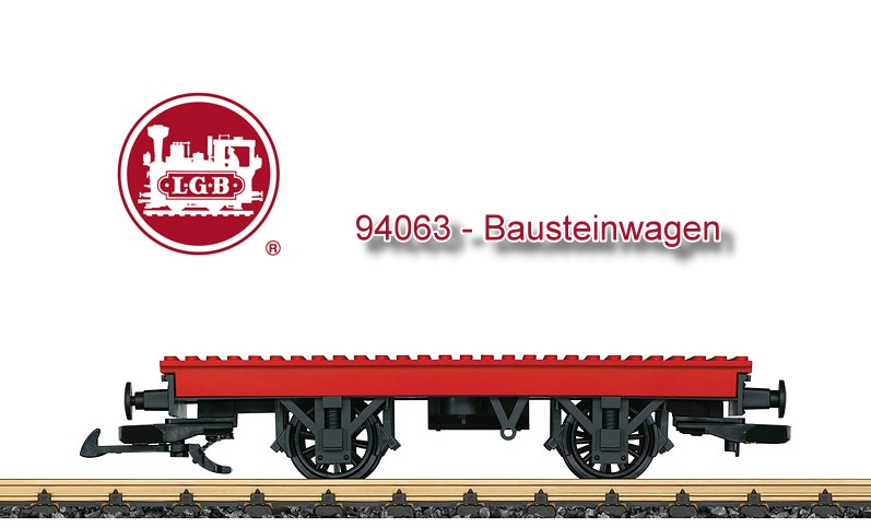 LGB Art. Nr. 94063 - Bausteinwagen 