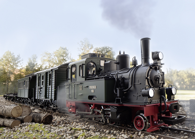 Impressionen von der Modellbahnlokomotive Spreewald von LGB - Art.Nr. 24742