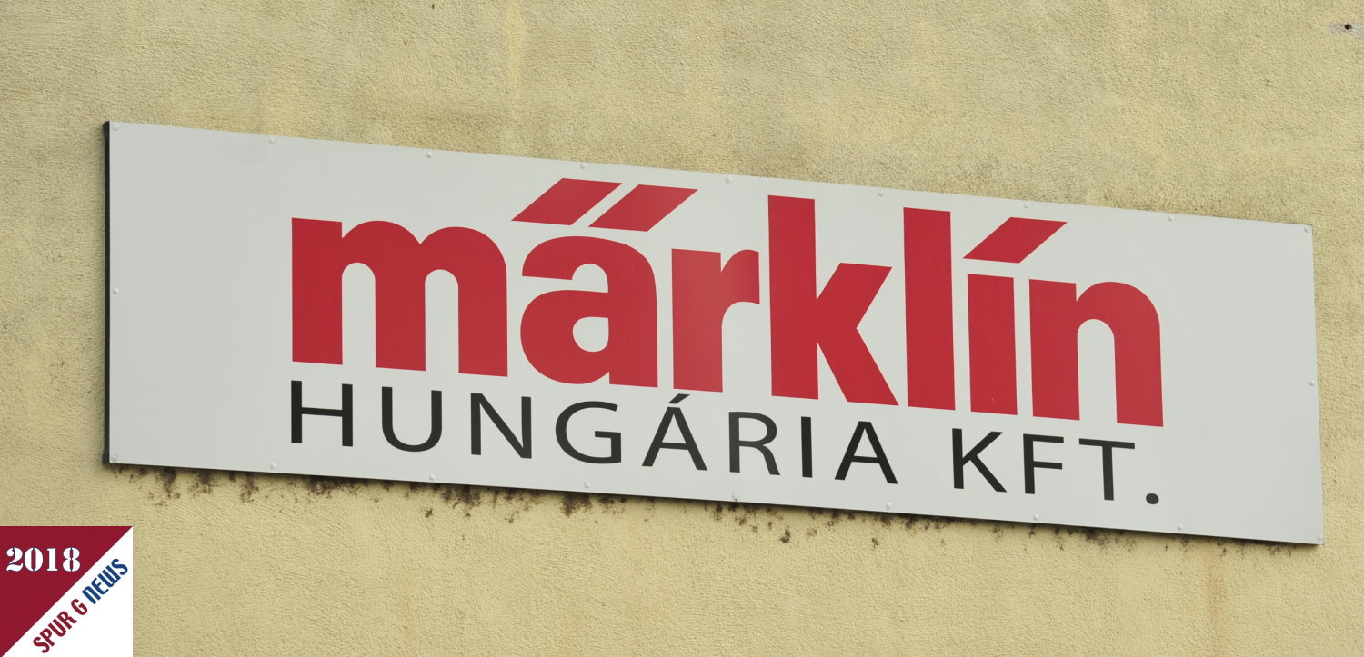 Mrklin-Emblem - Ungarn - KFT auf dem ersten Gebude in Gyr