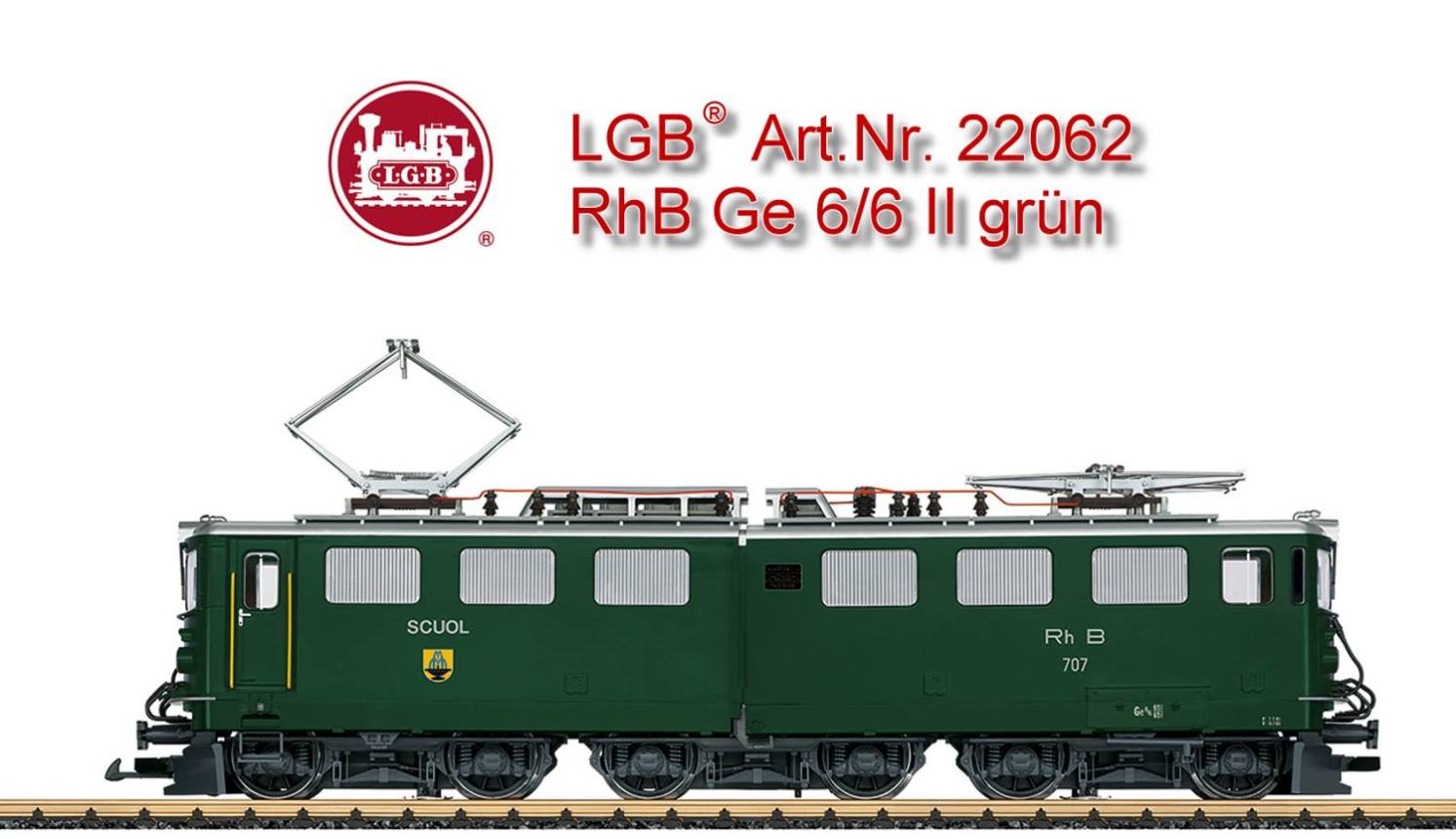 Angebot: LGB 22062 Ge 6/6 II in grün - solange der Vorrat reicht. 