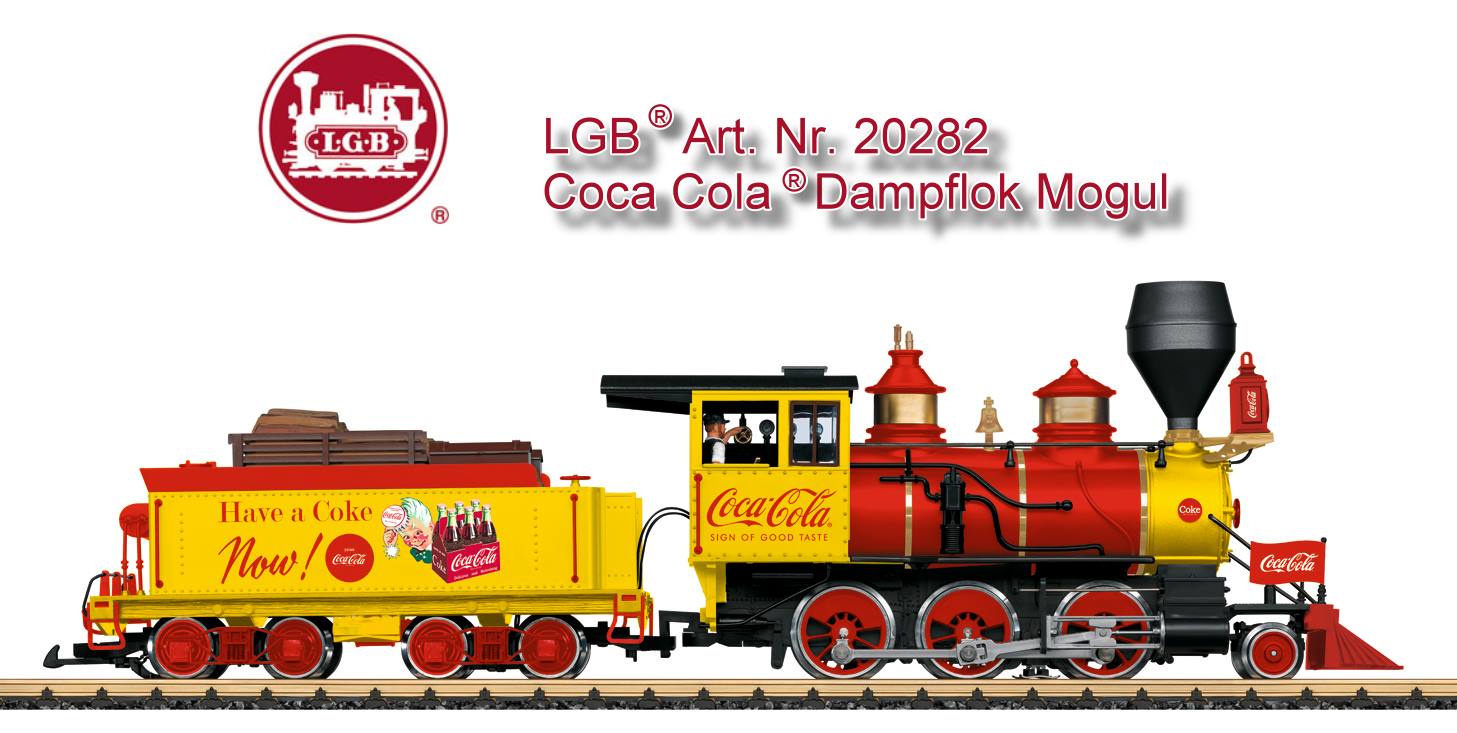 LGB Art. Nr. 20282 Coca Cola Dampflok Mogul