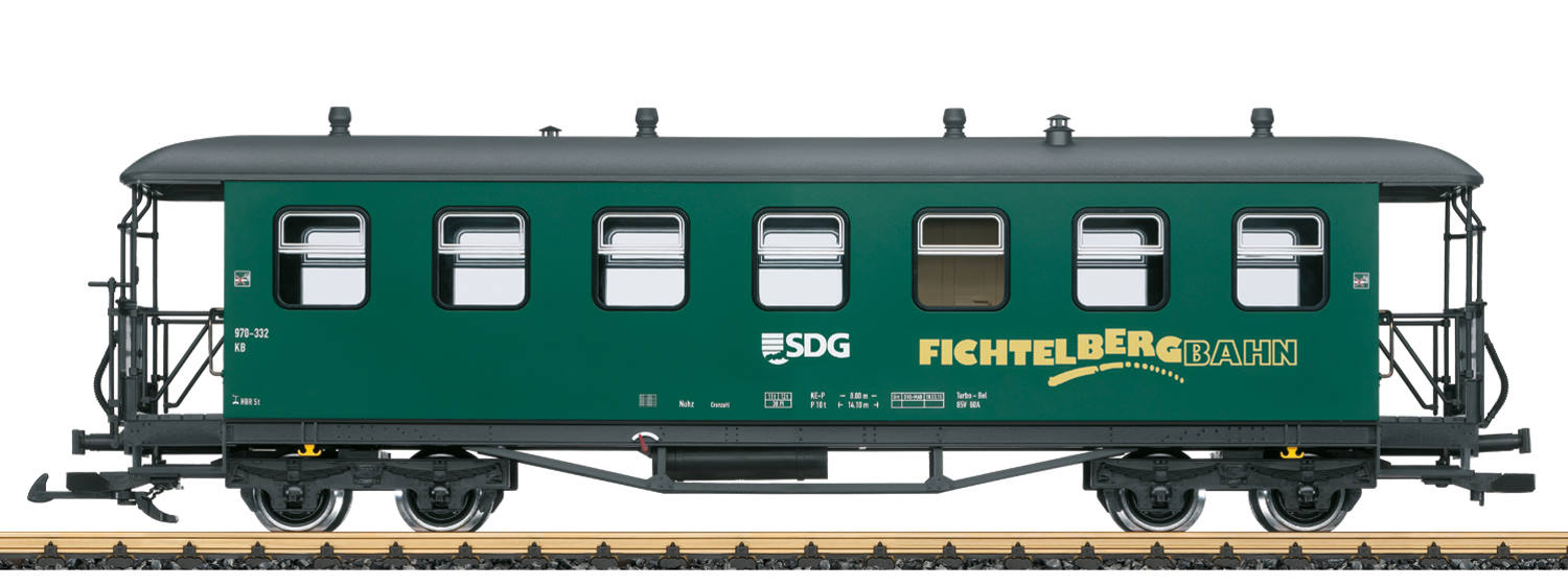 SDG/Fichtelbergbahn: Art. Nr. 36370 - Personenwagen 970-332