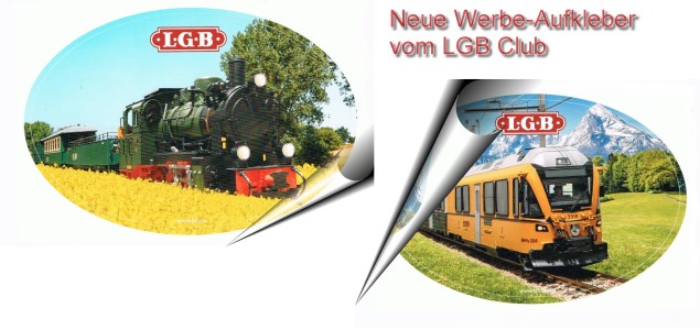 Neue Werbeaufkleber vom LGB Club