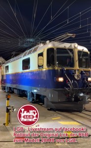 Roll OUT der RhB Lok 626 in der Lackierung Alpine Classic - Pullman Express