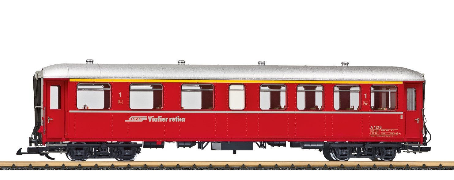 LGB Art. Nr. 31525 - RhB Schnellzugwagen 1. Klasse - Stahlwagen 