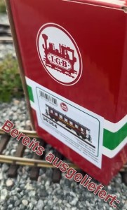 An den Fachhandel ausgeliefert: LGB Art. Nr. 36364 - Neuheit 2026 Speissewagen der SOEG 970-437 KB