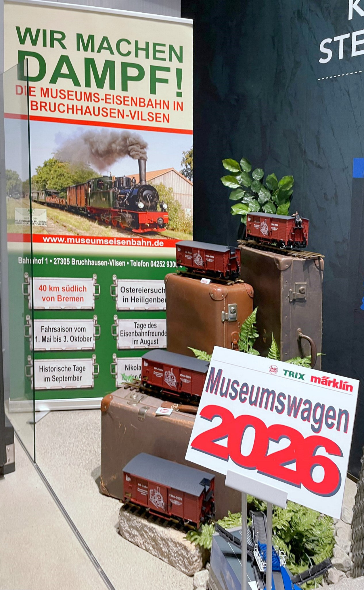 Museumswagen 2026 - LGB Art. Nr. 41026 - G�terwagen - 60 Jahre Museumseisenbahn Bruchhausen - Vilsen Asendorf
