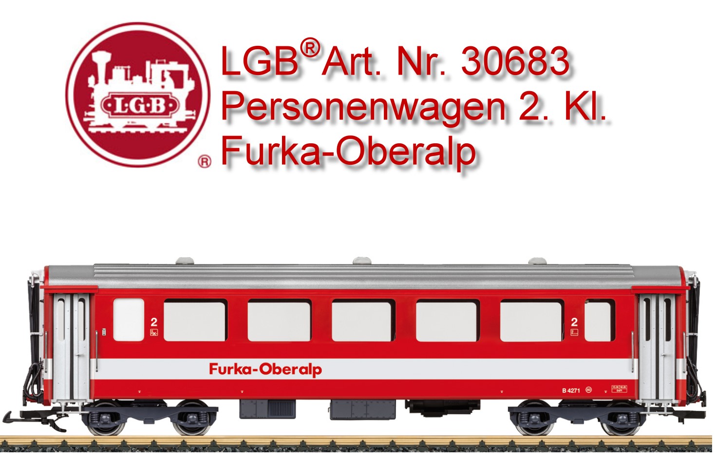 LGB 30683, Personenwagen 2. Klasse Furka-Oberalp-Bahn