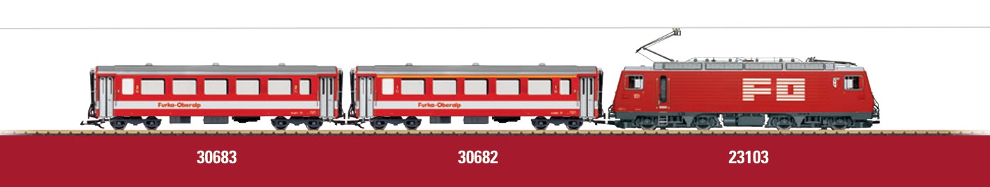 Wagen passt ideal zu den Lokomotiven 23103 und 23105