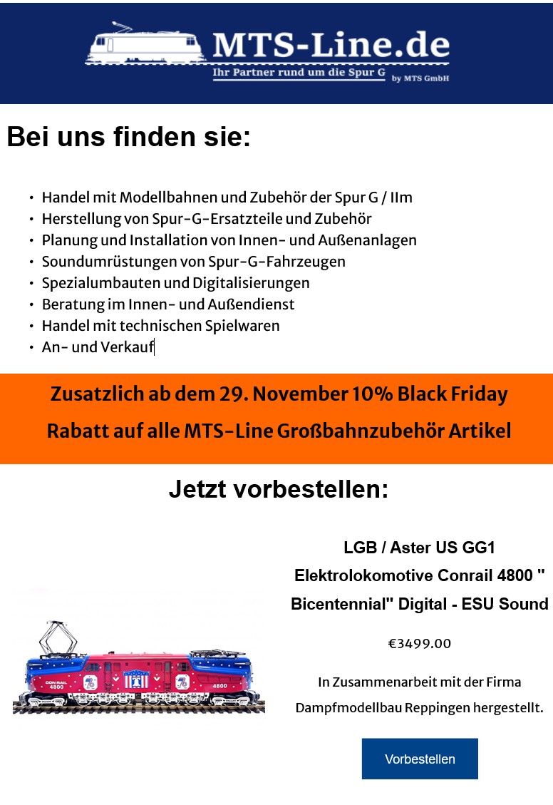 Hier geht es zum Angebotsflyer fr den Black Friday und weitere MTS-Line Grobahnzubehr Artikel. 