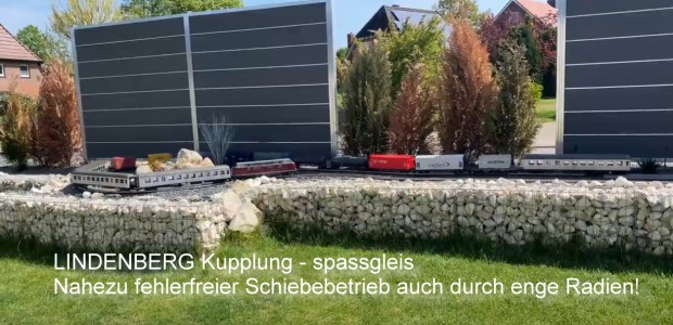 LINDENBERKupplung - Schiebebetrieb auch durch enge Radien