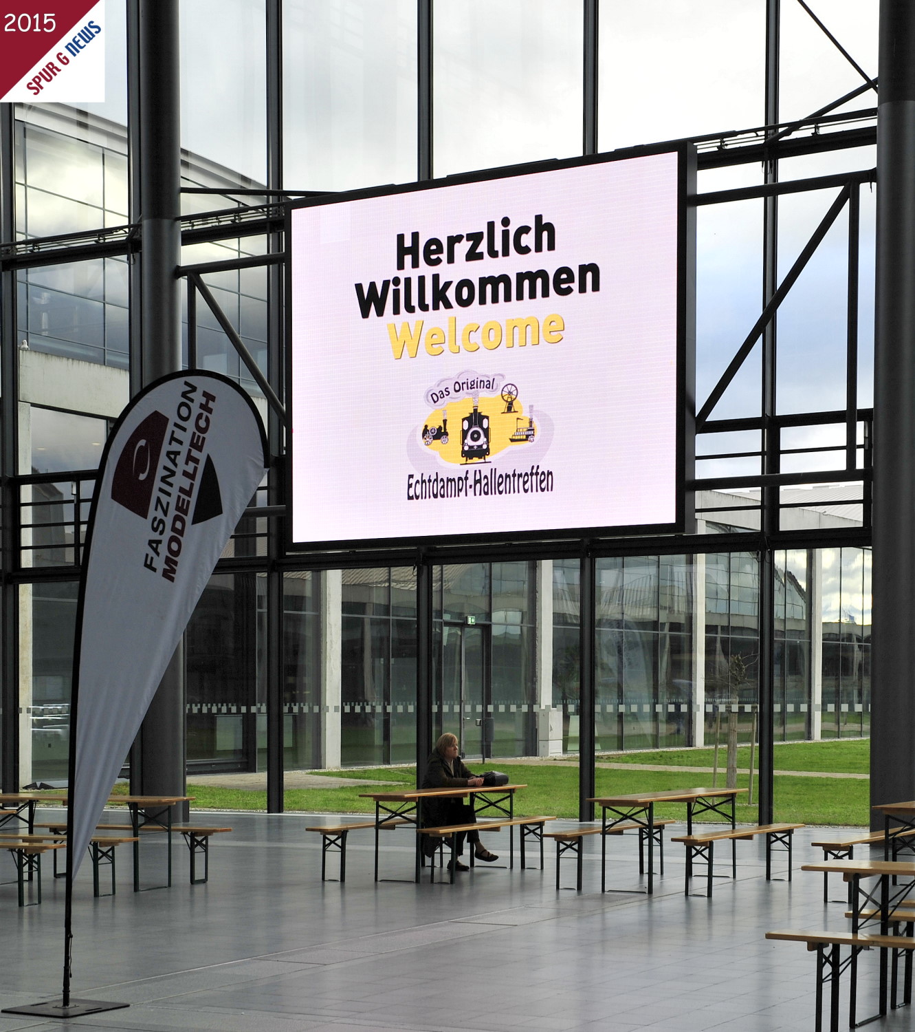 Herzlich Willkommen - Welcome - Echtdampfhallentreffen in Karlsruhe 2015