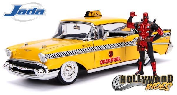 Art.Nr. 30290 von Jada Toys: Chevy Bel Air aus dem Jahre 1957 aus der Serie Hollwoold Rides Deadpool