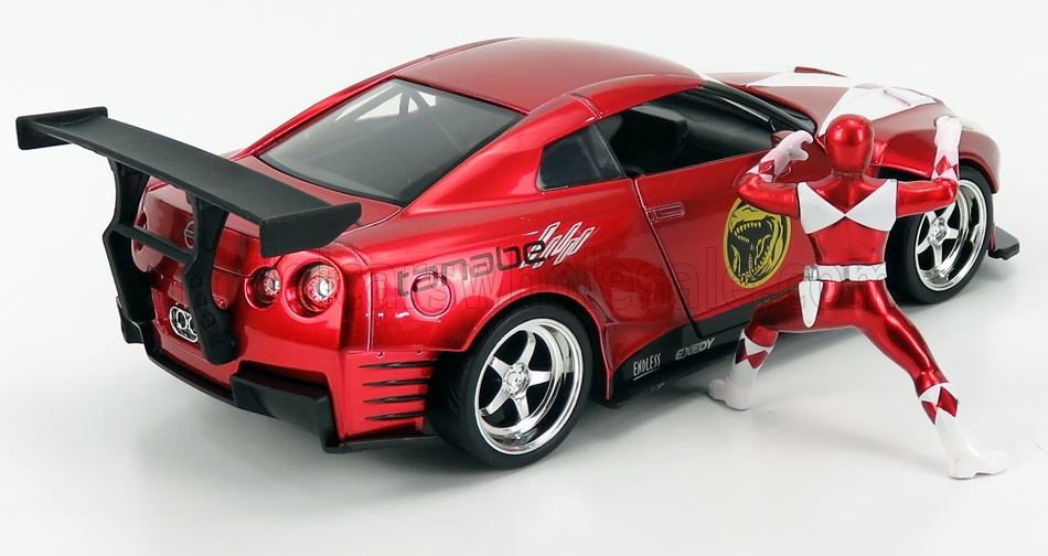 Nissan Skyline GT-R (R-35) Coupe 2009 - Eine Figur aus der Power Ranger Serie "RED MET" ist hier dabei. 
