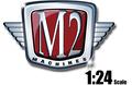 Logo M2 Machines 1:24 Scale (Maßstab)