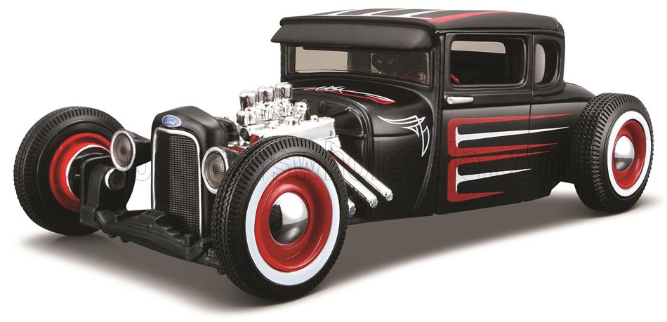 FORD USA - Ford Model A - Eigenbau 1929 - schwarz/rot - Maisto 39292 - Bausatz 