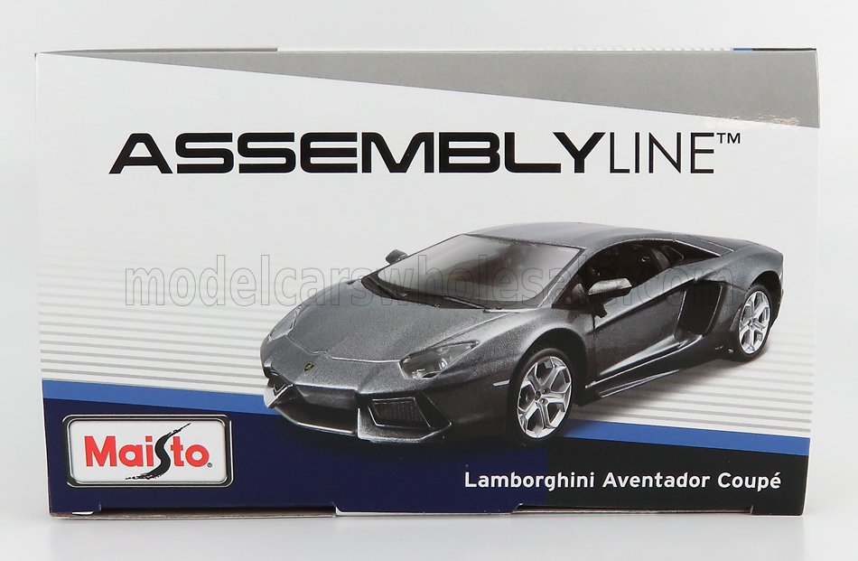 Lamborghini - Aventador LP 700-4 2011 - Grau Metallic - Maisto 39234 - Bausatz 