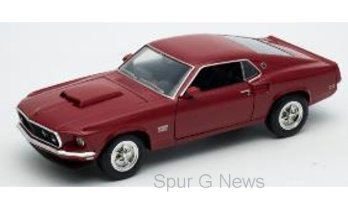 FORD Mustang BOSS 429 in Rot oder Schwarz. Ebenfalls ein 1969 er Baujahr der Extraklasse. 