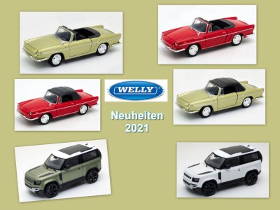 Neue Autos von WELLY® - Juli 2021