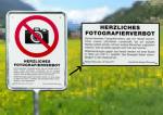 Fotografierverbot in der Gemeinde Bergün....