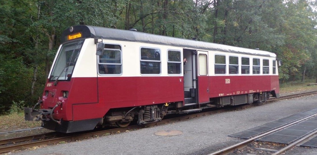 Original Foto des Harzer Neubau Triebwagens - Bild von Ed´s Gartenbahn