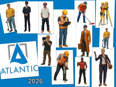 ATLANTIC - neue Figuren f�r die Gartenbahn. 