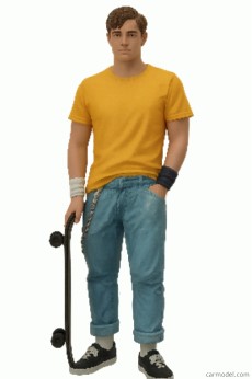 ATLANTIC - 1/24 - Nr. ATL 24038 - Mann mit Skateboard - Tony