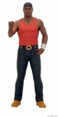 ATLANTIC - 1/24 - Nr. ATL 24040 - Mann mit Muskelshirt und Bandana. 