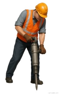 ATLANTIC - 1/24 - Figur - Mann - Stra�enbau - Bruno  - MAN - ROAD CONSTRUCTION TEAM - BRUNO - VARIOUS