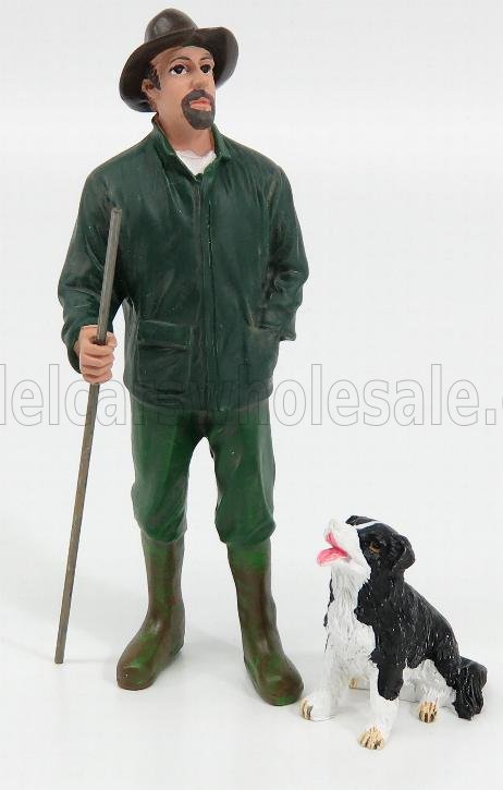 American Diorama - Art. Nr. 77498 - Customer Patrick with Dog / Kunde Patrick mit seinem Hund