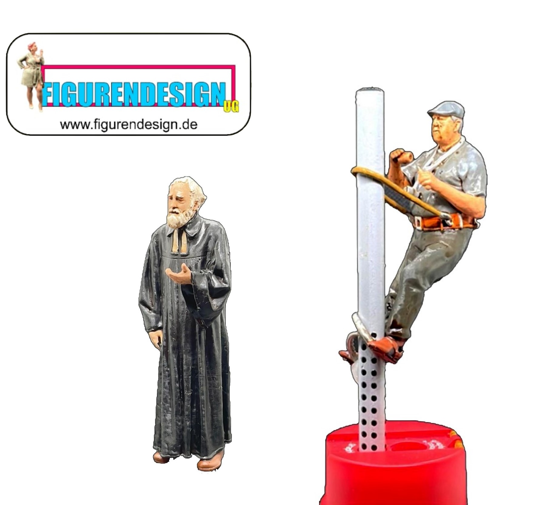 zwei neue "Gestalten" von Figurendesign Volker Bauer. 