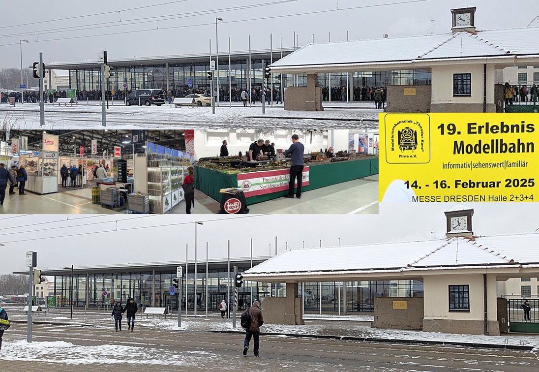 Bildbericht von Familie Franke von der 19. Erlebnis Modellbahn in Dresden! 