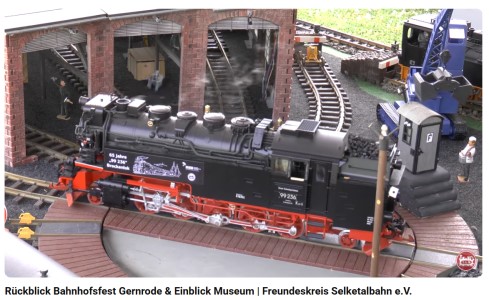 Rckblick Bahnhofsfest Gernrode & Einblick Museum | Freundeskreis Selketalbahn e.V. 