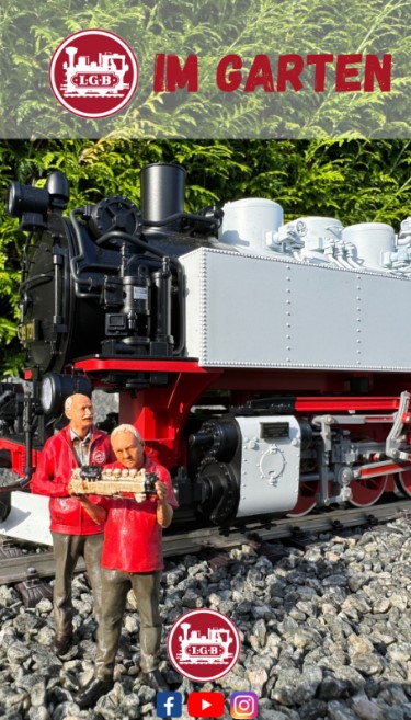 LGB Artikel Nummer 21482 - Vorstellung des Modells und des Originals anlsslich der Historik Mobil in Bertsdorf. Danke an Hendrik fr das Video mit dem LGB Modell im Garten! 