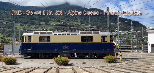 RhB Ge 4/4 II 626 - Alpine Classic - Pullman Express! 