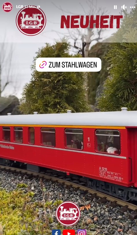 Kurzfilm zu den "genagelten Stahlwagen" - Neuheiten 2025 von LGB 