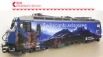Neue Werbelok von KISS Modellbahn Service Ge 4/4 III Grsch, Swisscanto Anlagenfonds
