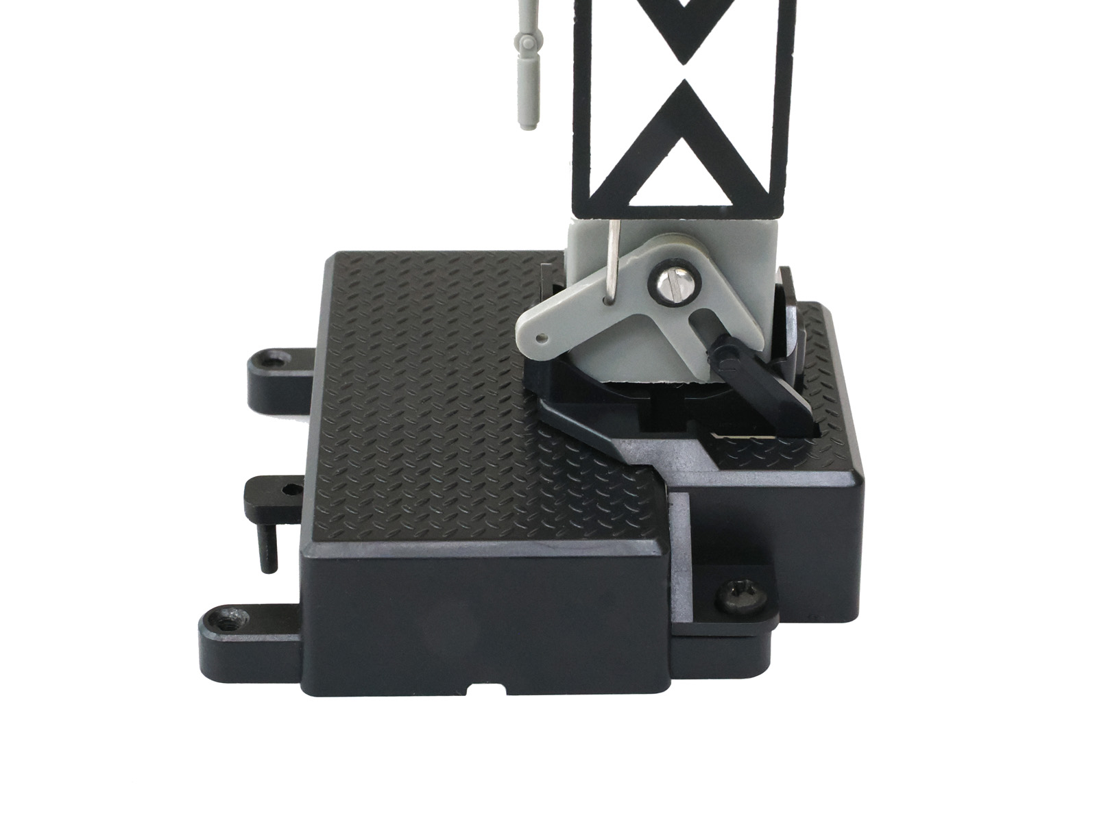 8444080 EVO Signaladapter: Formneuheit, betreiben Sie jedes bekannte LGB Signal (auch das Handsignal nach Bearbeitung mglich) mit dem Signaladapter an den EVO Weichenantrieben. Die Wippfunktion des EVO erlaubt langsamen, vorbildgerechten Betrieb. 