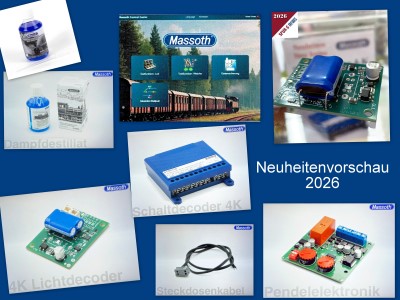 Massoth - Neuheitenvorschau 2026 - die einzelnen Produkte
