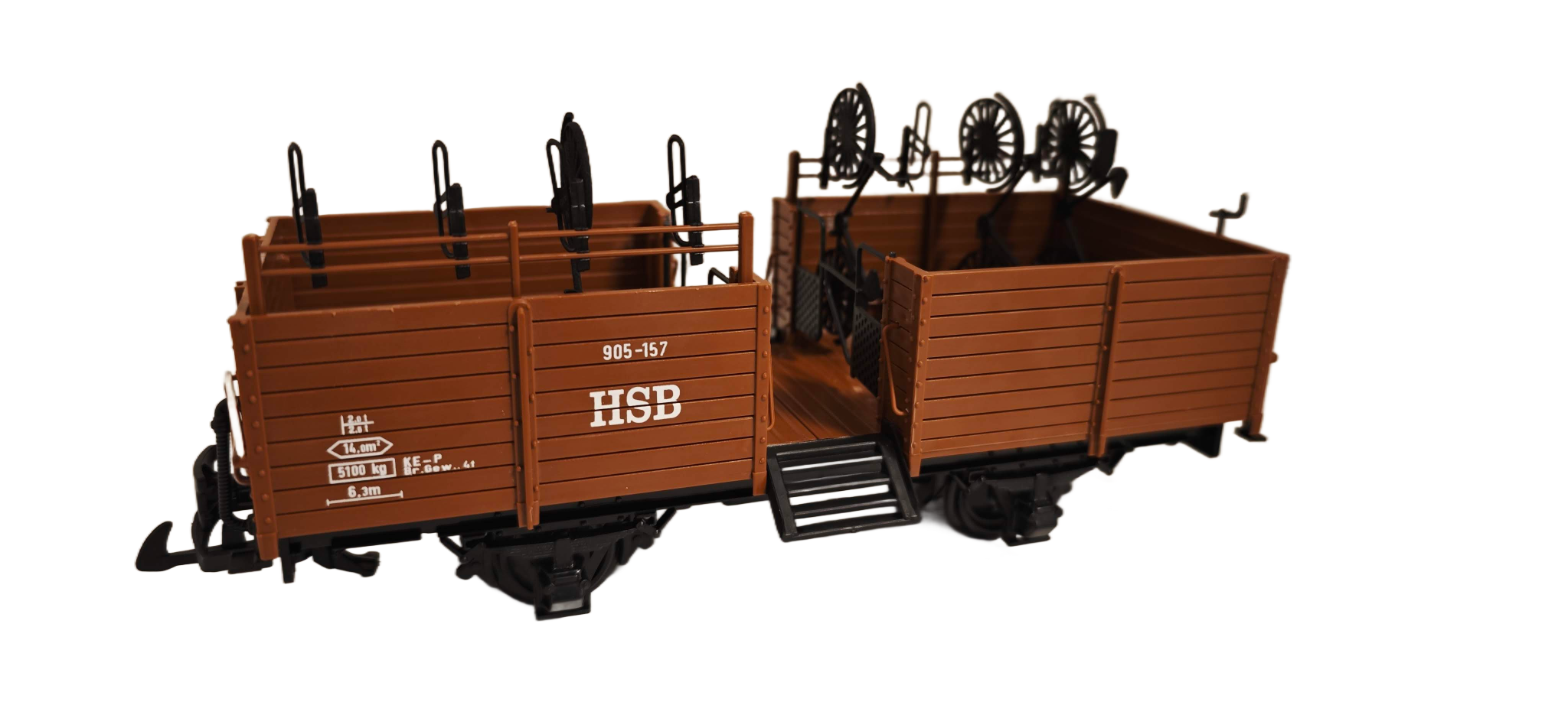 Seitenansicht HSB Fahrradwagen 0400 