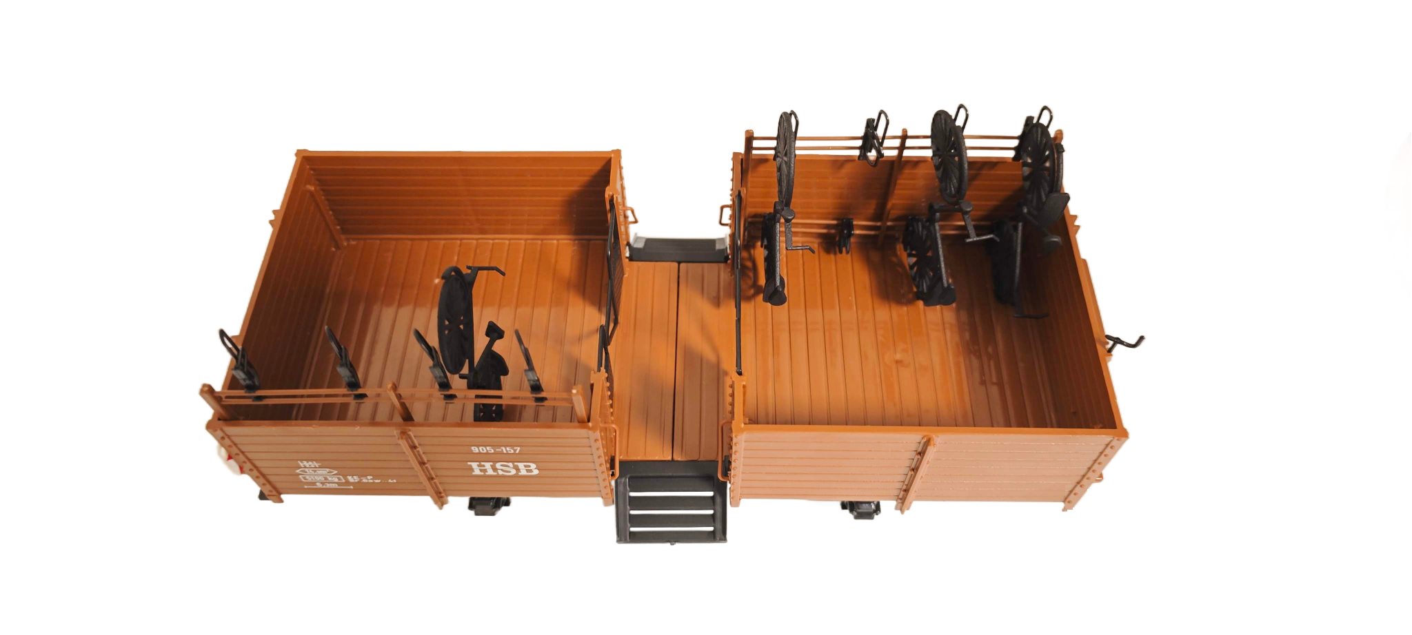 Draufsicht HSB Fahrradwagen 0400 